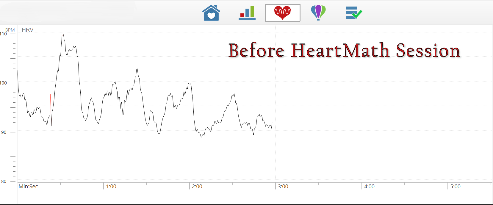 Before the HeartMath Session